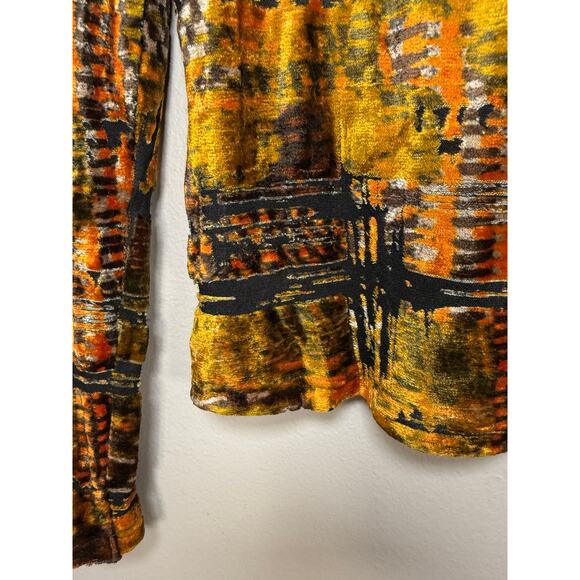 Vintage Christian Lacroix Bazar Velvet Burn Out Crop Top size M - Picture 11 of 12